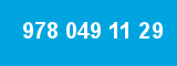 978 049 11 29